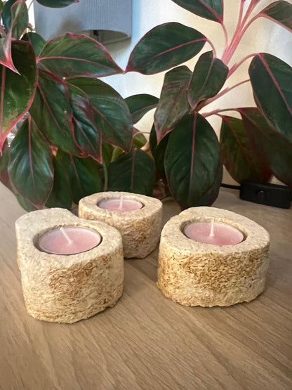 Mycelium Candle Holder - Tea Lights